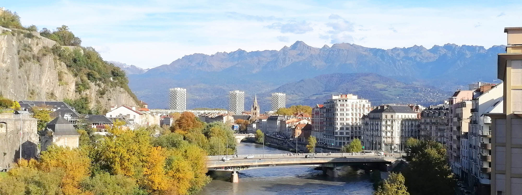 Vue de l'appartement Hagaki en location courte durée Grenoble.