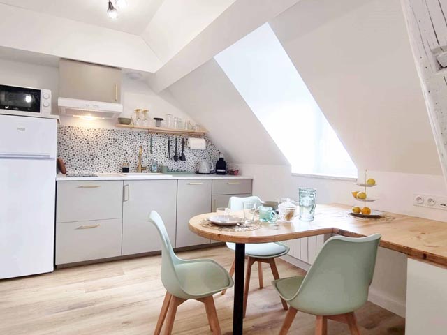 cuisine équipée dans un appartement à Grenoble centre
